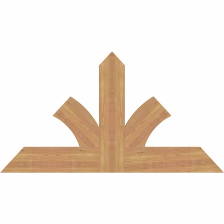 Ekena Millwork Richland Timber Gable Bracket, Western Red Cedar, 48"W x 26"H x 1 1/2"D x 5 1/2"F, 13/12 Pitch GBW048X26X0206RIC00SWR